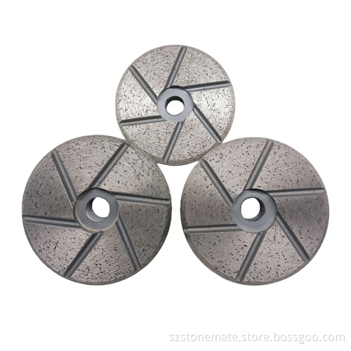 SMT Premium 4 Inch Diamond Cup Wheel - Coarse to Fine Grinding for Stone